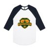 AS Colour - 3/4 Raglan Baseball Sleeve Tee Thumbnail