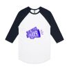 AS Colour - 3/4 Raglan Baseball Sleeve Tee Thumbnail