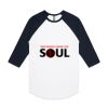 AS Colour - 3/4 Raglan Baseball Sleeve Tee Thumbnail